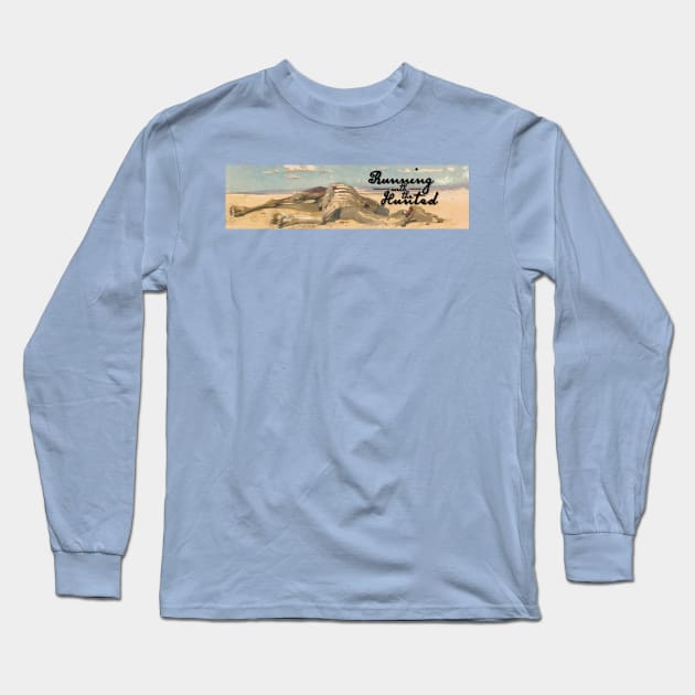 Podcast Banner Thinning of the Herd Logo Long Sleeve T-Shirt by Running With The Hunted